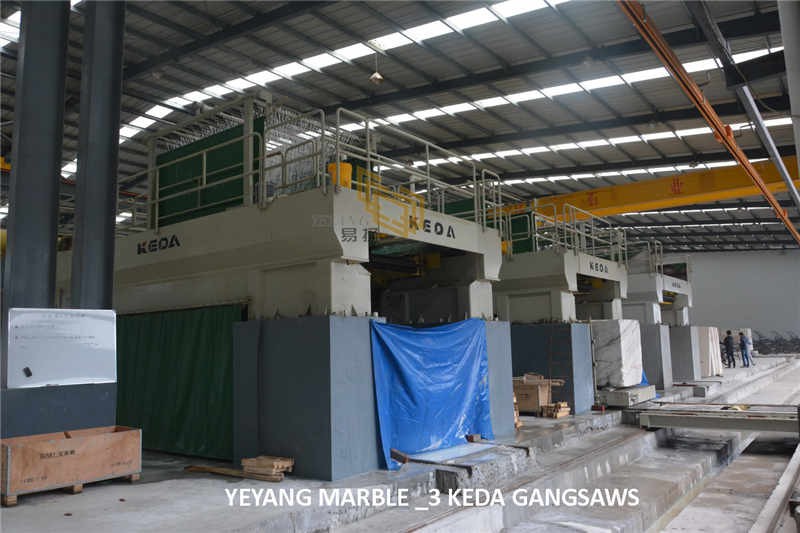 Yiyang KEDA marble gang saw to cut marble big slabs Yiyang KEDA marble gang saw to cut marble big slabs