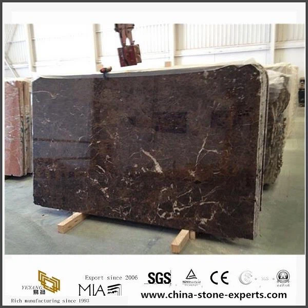 Španielsko tmavo šedá Marron Emperador mramor dosky z kameňa dodávateľov