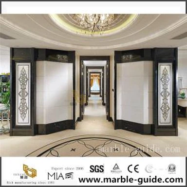 Projekt Villa ZiYuHua s béžovým kamenným materiálom storočia