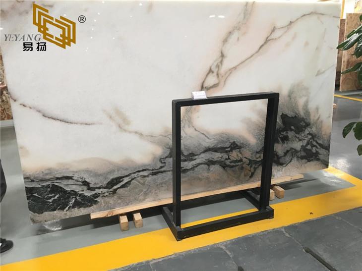 Polished White Natural Marble Slab For Sale