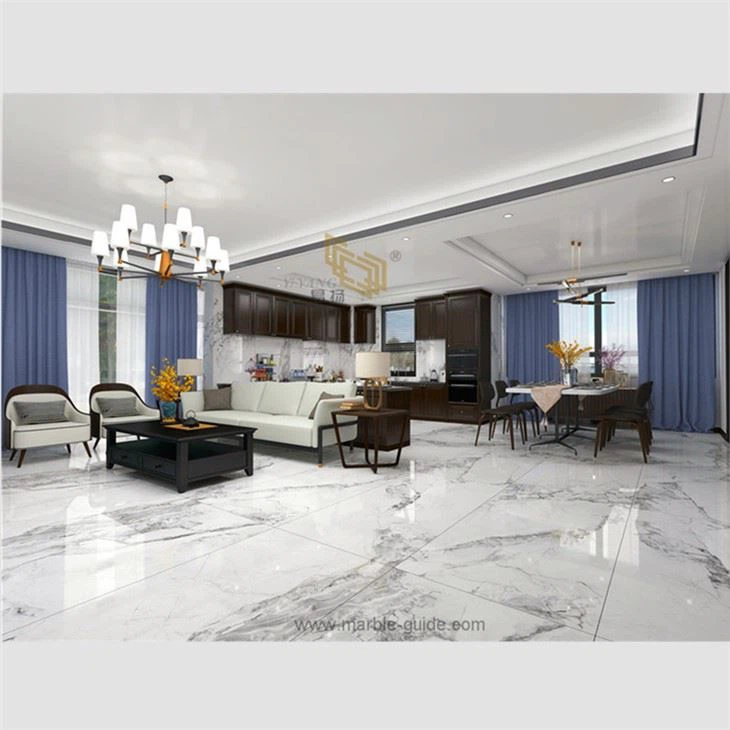 Sky Grey Artificial Marble For Flooring Design
